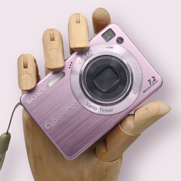 Sony Cyber-shot DSC-W120 Digital Camera | 7.2MP | Pink - Picture 1 of 5